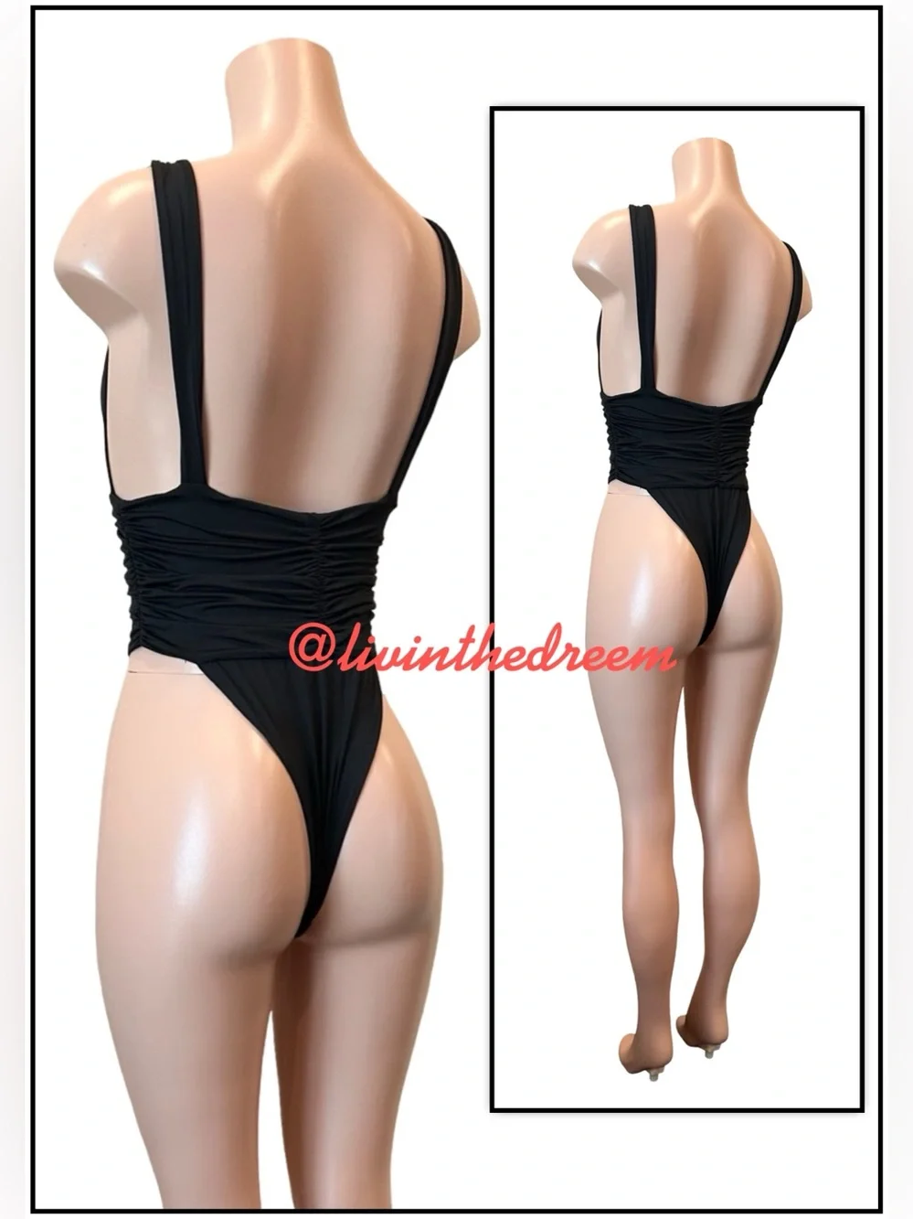 RIOT Echo One Piece Minimal - Black SZ L
